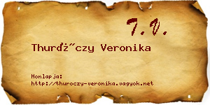 Thuróczy Veronika névjegykártya